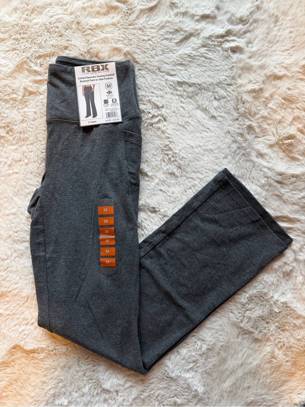 RBX Women’s Dark Charcoal Yoga Pants